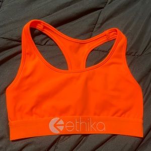 Ethika Sports Bra Neon Orange